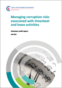 Managing corruption risks associated with timesheet and leave activities