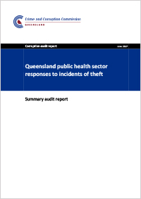 QLD Health responses to incidents of theft