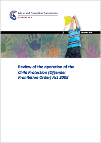 Review of the Child Protection (Offender Prohibition Order) Act
