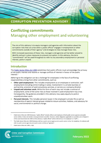 Cover of CAP Conflicting commitments - February 2022