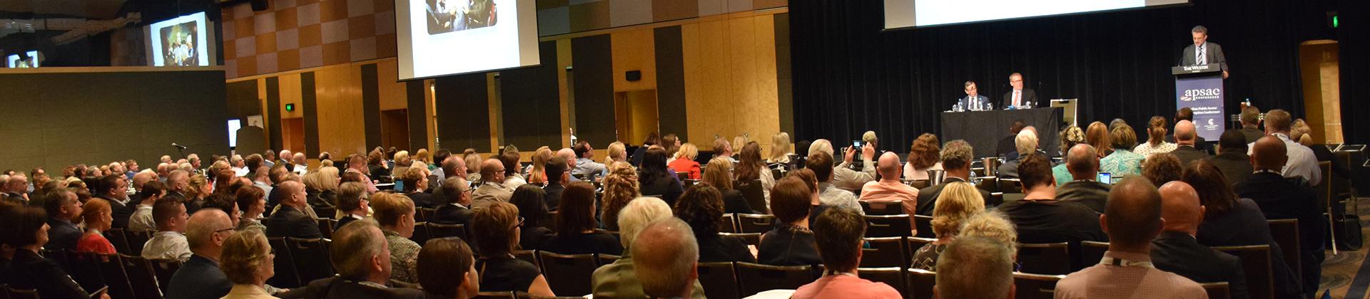 Plenary session at a previous APSACC conference in 2019. 