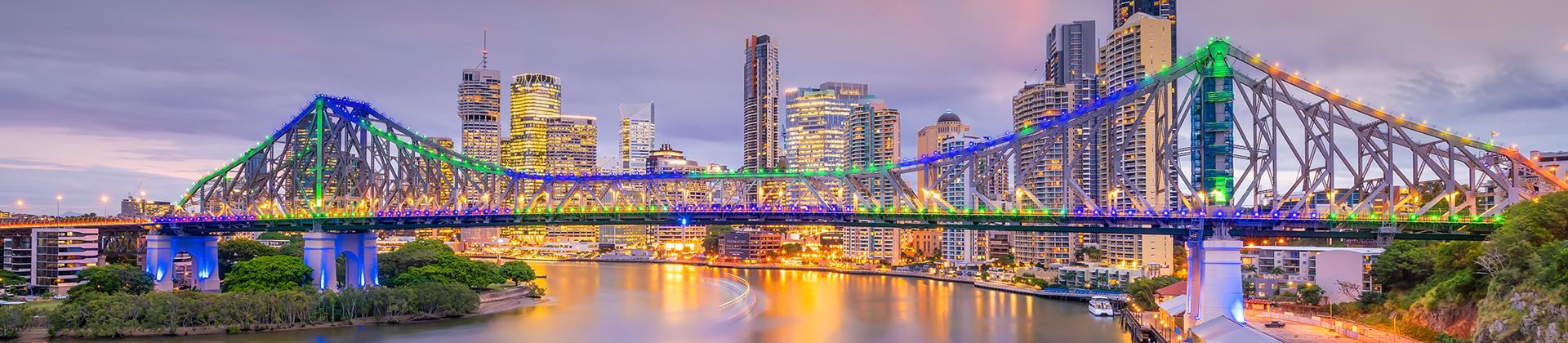 Brisbane city skyline 
