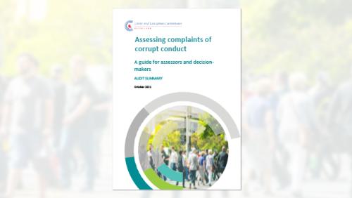Assessing complaints of corrupt conduct: A guide for assessors and decision-makers - cover page