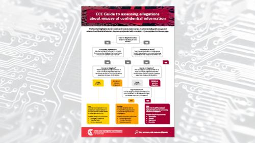 CCC Guide to assessing allegations about misuse of confidential information