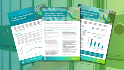 Images of the cover of factsheets. 