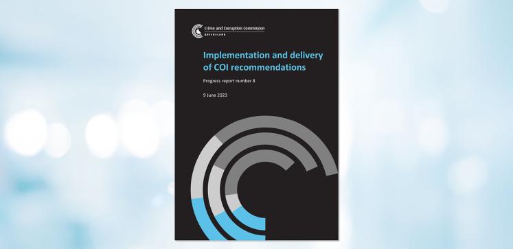Implementation and delivery of COI recommendations - Quarterly report number 4