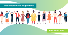 Campaign image for International Anti-Corruption Day 2024 