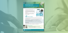 Cover image of factsheet - Preventing Fraud: How to prevent fraud in the public sector