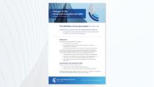 Changes to the CC Act 2001 section 40A Factsheet 2019
